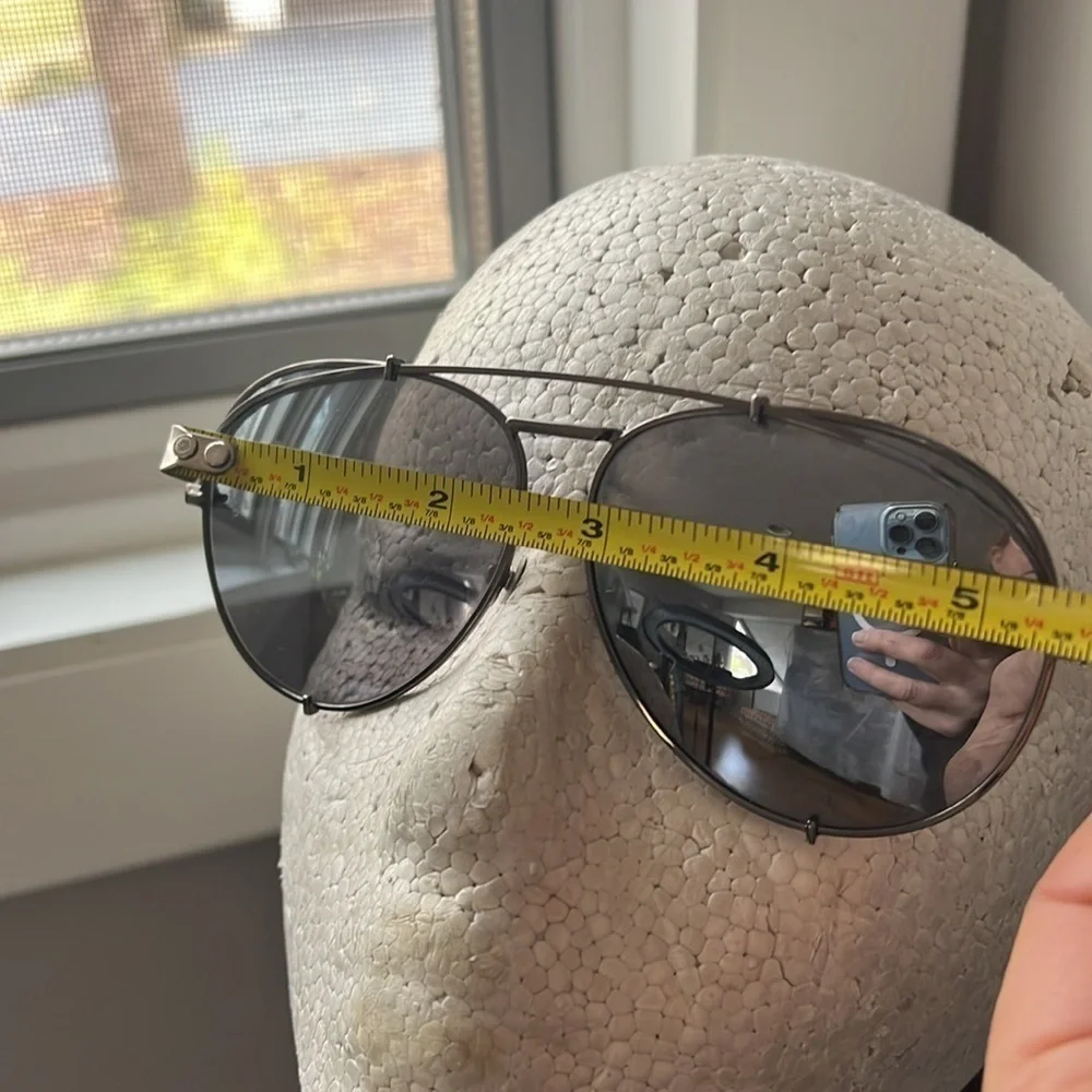 Diff Men’s Aviator Chrome Dark Silver Eyewear Sunglasses